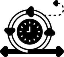 Iteration Glyph Icon vector