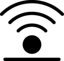 Wifi Glyph Icon vector