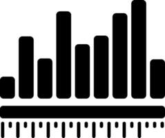 Increment Glyph Icon vector