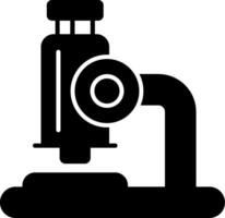 Microscope Glyph Icon vector