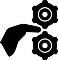Pinch Point Glyph Icon vector