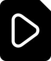 File Glyph Icon vector