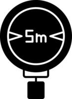 Width Limit Glyph Icon vector
