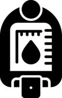 Glucosemeter Glyph Icon vector