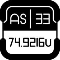 Arsenic Periodic Table Element vector