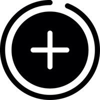 Add Glyph Icon vector