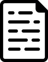Page Approve Glyph Icon vector