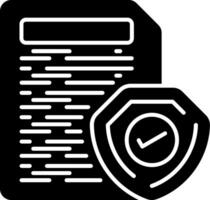 Coverage Glyph Icon vector