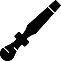 Wood Chisel Glyph Icon vector