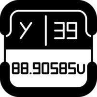 Yttrium Periodic Table Element vector