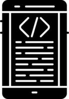Mob Programming Glyph Icon vector