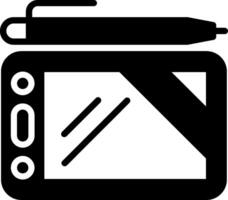 Graphics Tab Glyph Icon vector