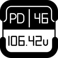 Palladium Periodic Table Element vector