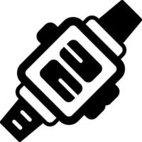 Smart Watch Glyph Icon vector