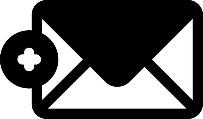 Add Message Glyph Icon