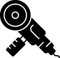 Disc Sander Glyph Icon vector