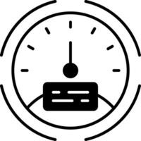 Performance Testing Glyph Icon vector