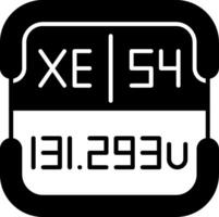 Xenon Periodic Table Element vector