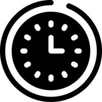 Timer Glyph Icon vector