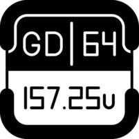 Gadolinium Periodic Table Element vector
