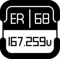 Erbium Periodic Table Element vector