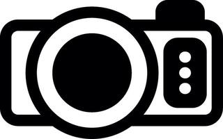 Camera Glyph Icon vector