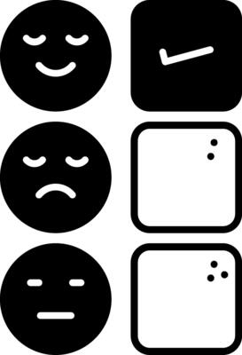 Customer Score Glyph Icon