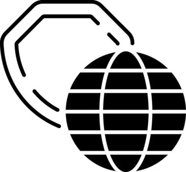 cobertura límite icono vector