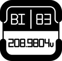 Bismuth Periodic Table Element vector