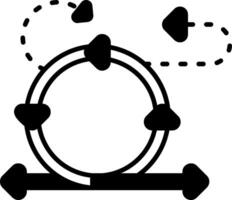 Agile Ceremonies Glyph Icon vector