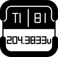 Thallium Periodic Table Element vector