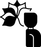Mental Health Resources Glyph Icon vector