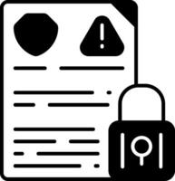 Policy Document Icon vector