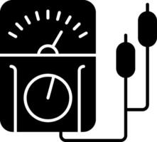 Circuit Tester Glyph Icon vector