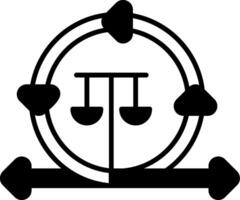 Agile Principles Duplicate Glyph Icon vector