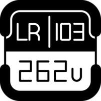 Lawrencium Periodic Table Element vector