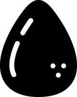 Egg Glyph Icon vector