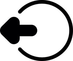 Log Out Glyph Icon vector