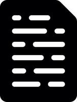Paper Glyph Icon vector