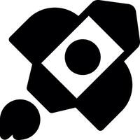 Rocket Glyph Icon vector