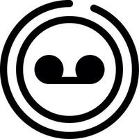 Voice Message Glyph Icon vector