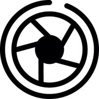 Camera Glyph Icon vector