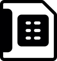 Floppy Disc Glyph Icon vector