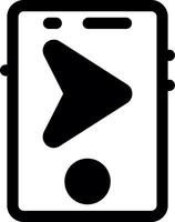Navigation Glyph Icon vector