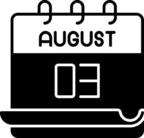 August 3 Icon vector