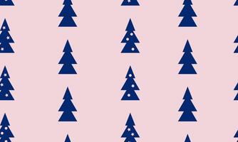 Geometric Xmas trees, holiday seamless pattern. New year background for paper, greeting card vector