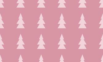 Geometric Xmas trees, holiday seamless pattern. New year background for paper, greeting card vector