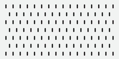 Peg board with oval holes. Rectangle grey peg board perforated texture background for working bench tools. vector