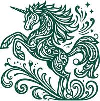 A Detailed Line Art Design for Advanced Coloring vector
