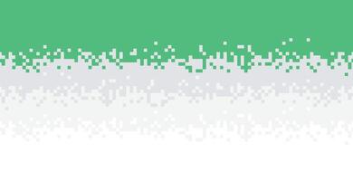 Fading pixel pattern background. Black and white pixel background. vector
